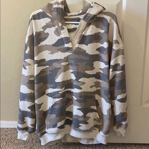 American Eagle HappyHenley hoodie size S